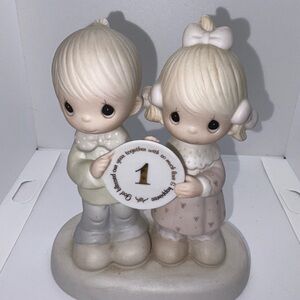 Vintage Precious Moments "God Blessed Our Year Together" 1st Anniversary